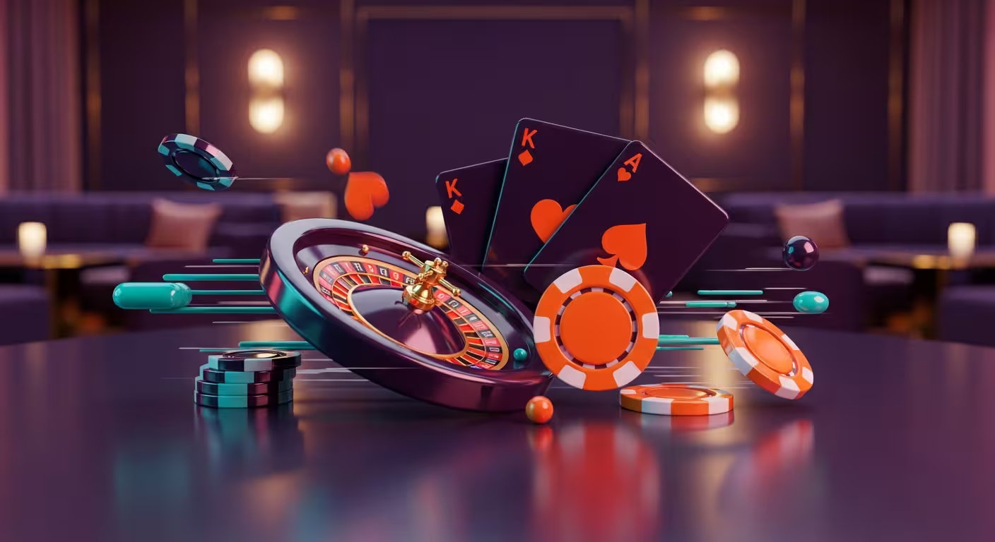 Konzentrierter Spieler verwaltet Casino-Chips ruhig mit emotionaler Klarheit und Kontrolle