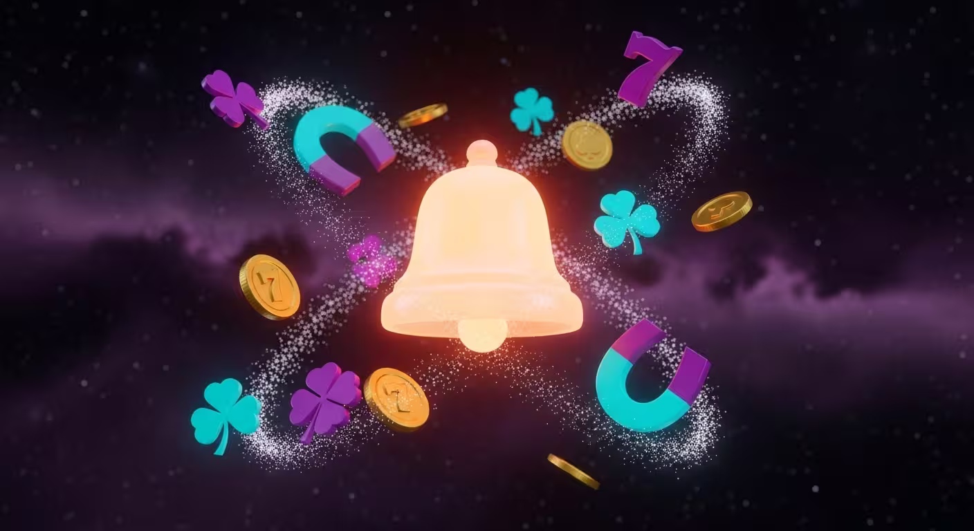 Free spins promotion graphic showing slot reels